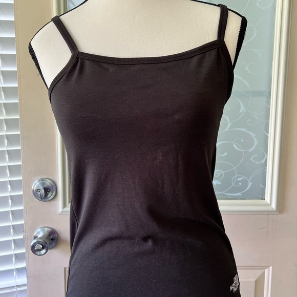 The North Face black tank top size S/P. Built in bra adjustable straps. - Picture 7 of 7